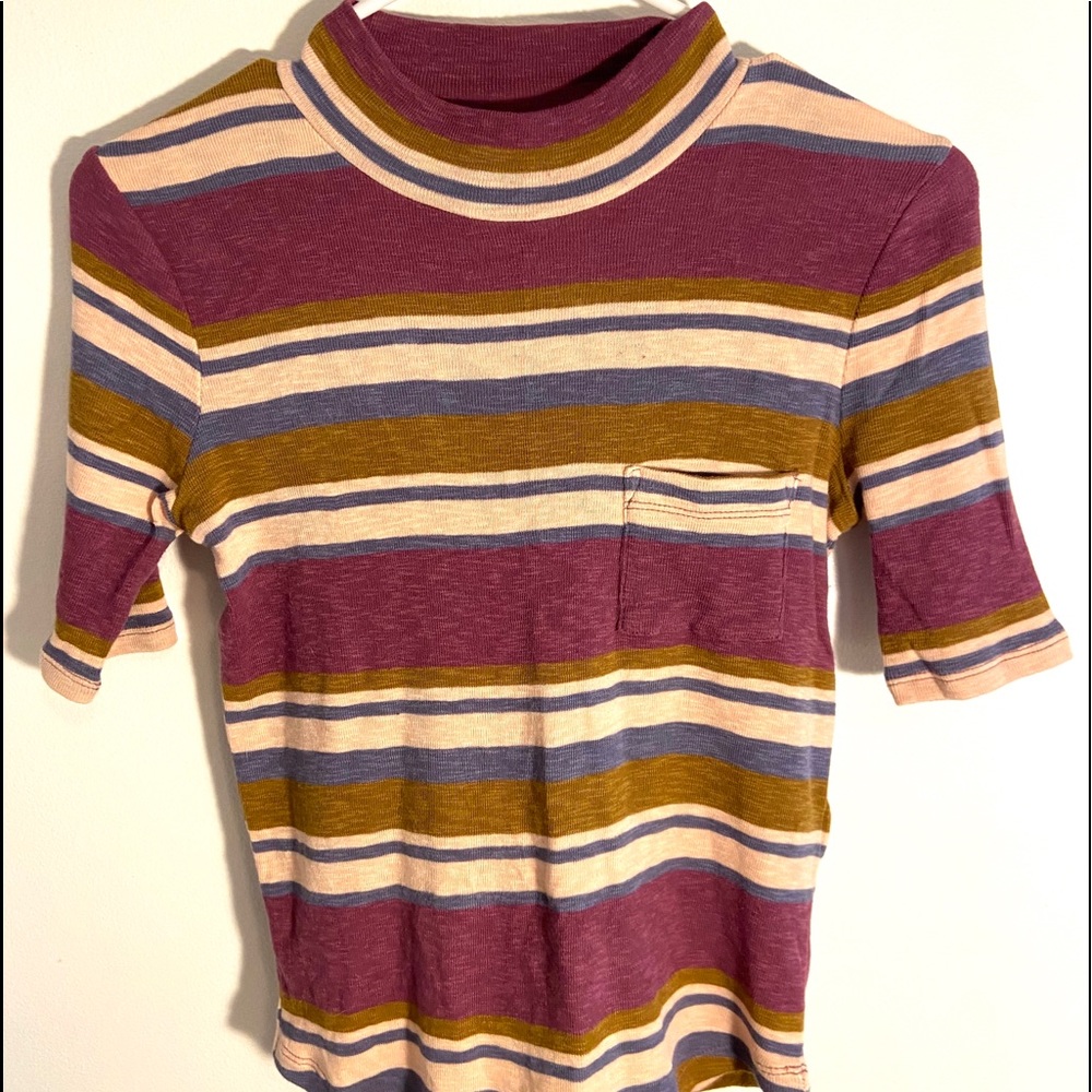 Striped Top with a Pocket